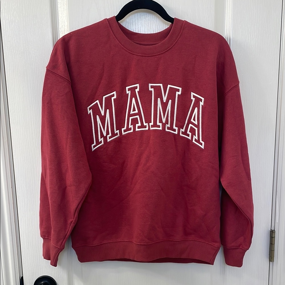 State of Mine Red 'MAMA' Sweatshirt
